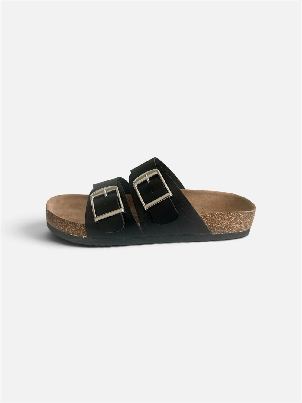 Time and Tru Women’s Cork Footbed Slide Sandals Size 10